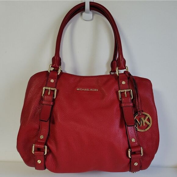 Michael Kors Bedford Leather Large satchel bag - Picture 1 of 16